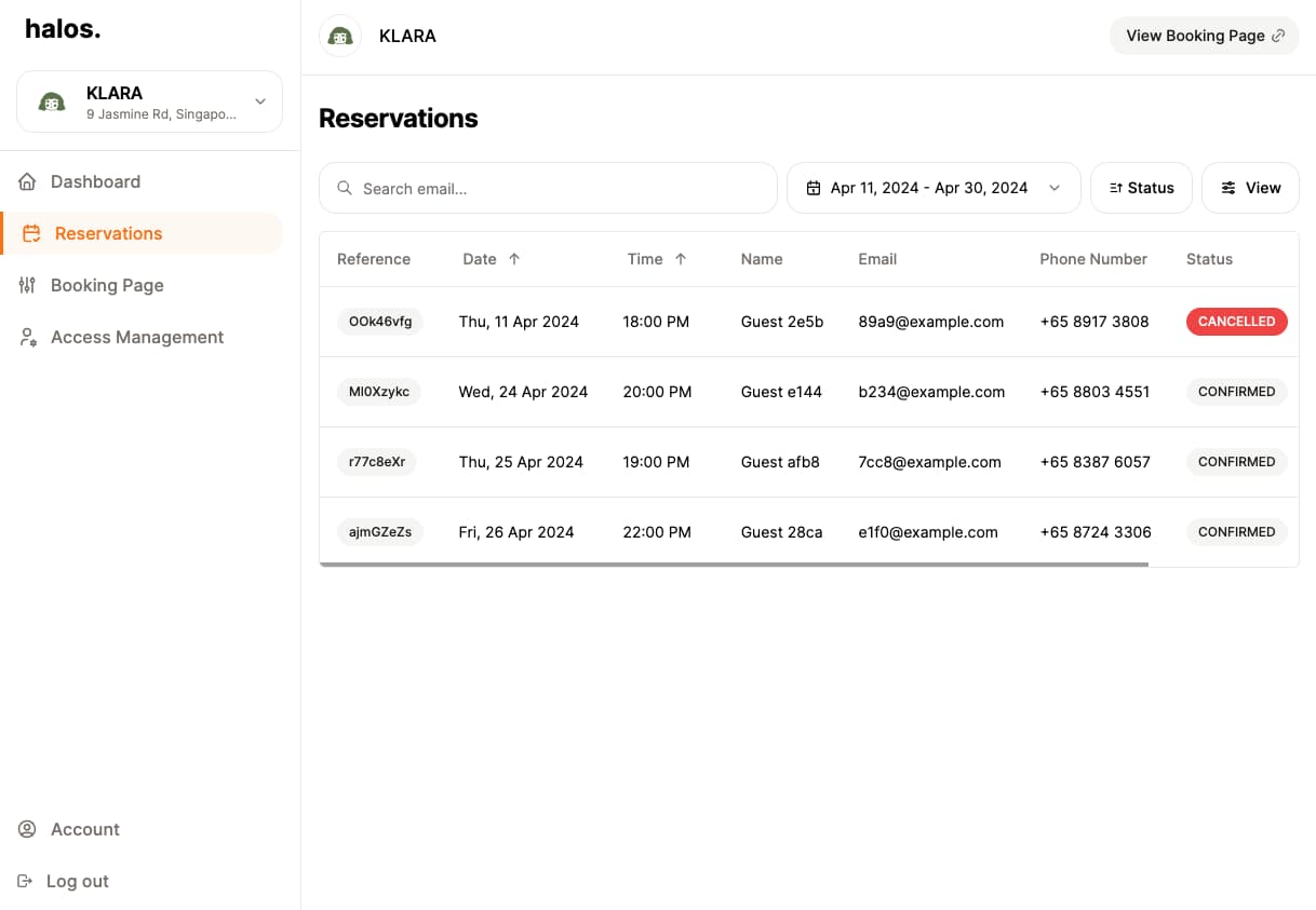 Manage multiple locations and brands with halos